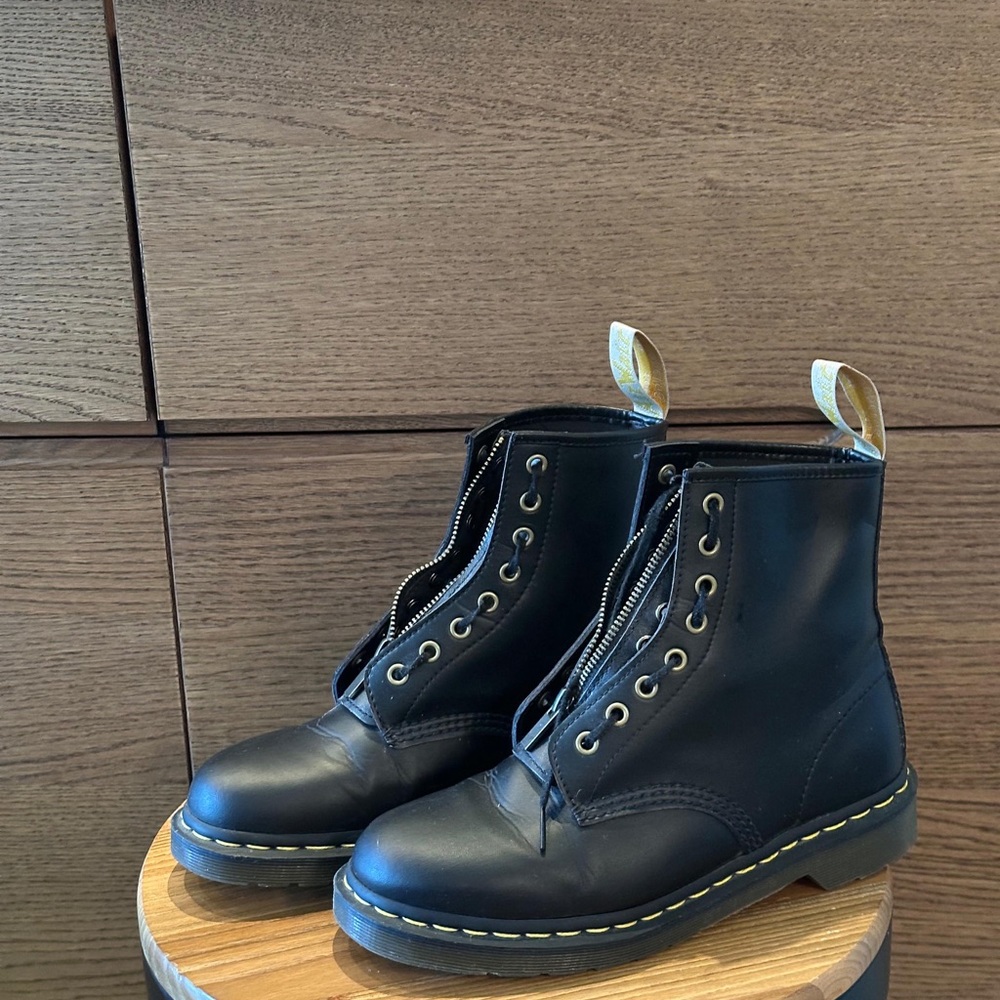 Dr. Martens Black Vegan Leather Boots